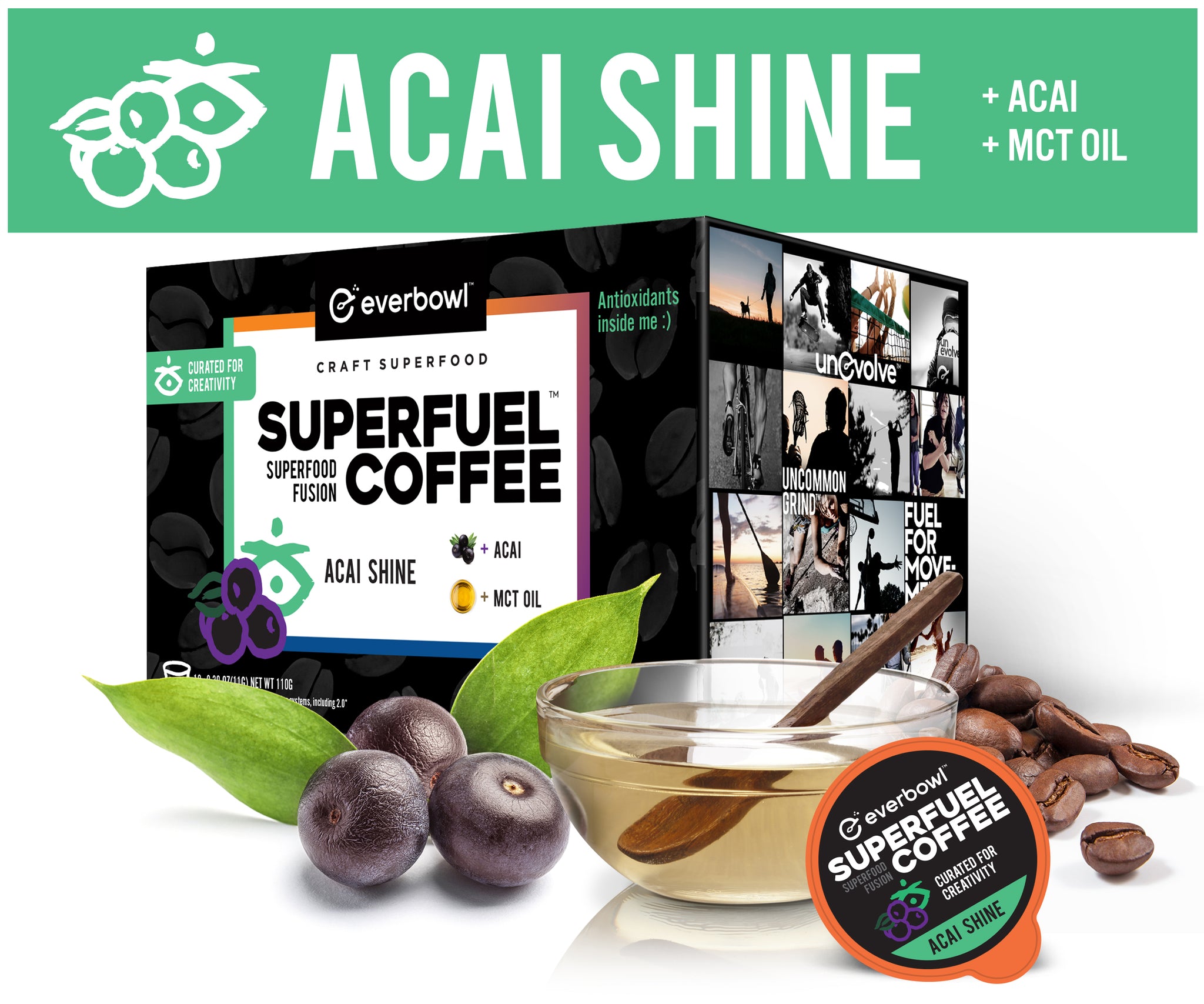 ACAI SHINE | Explore Organic Coffee - Everbowl - Superfuel Coffee